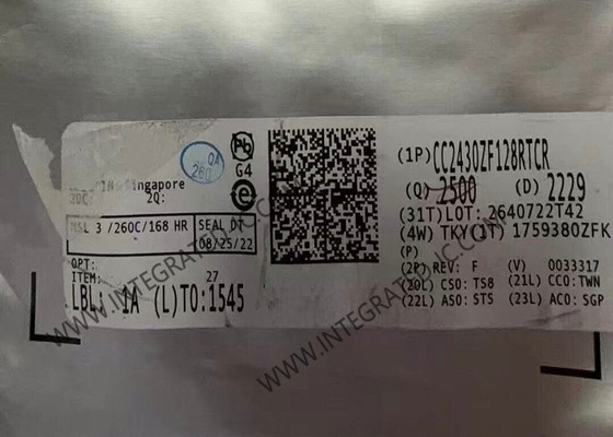 CC2430ZF128RTCR वायरलेस कम्युनिकेशन मॉड्यूल 2.4 GHz IEEE 802 के लिए सिस्टम-ऑन-चिप15.4 / ZigBeeTM