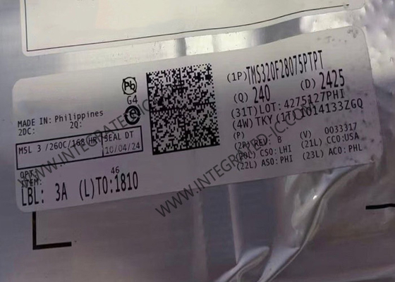 TMS320F28075PTPT माइक्रो कंट्रोलर MCU C2000 32Bit MCU 120MHz रियल टाइम माइक्रो कंट्रोलर