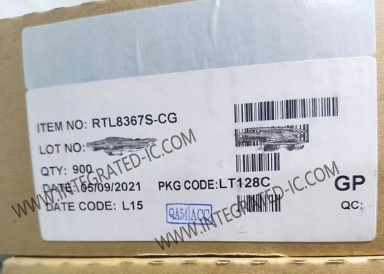 RTL8367S-CG ईथरनेट आईसी लेयर 2 प्रबंधित 5+2-पोर्ट ईथरनेट स्विच LQFP128