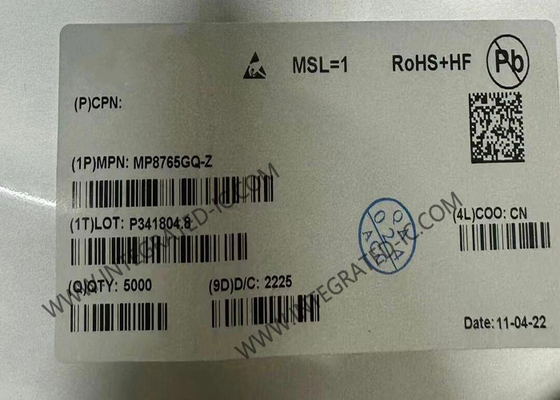 MP8765GQ-Z एकीकृत सर्किट चिप 24V 6A उच्च दक्षता सिंक्रोनस स्टेप-डाउन कन्वर्टर