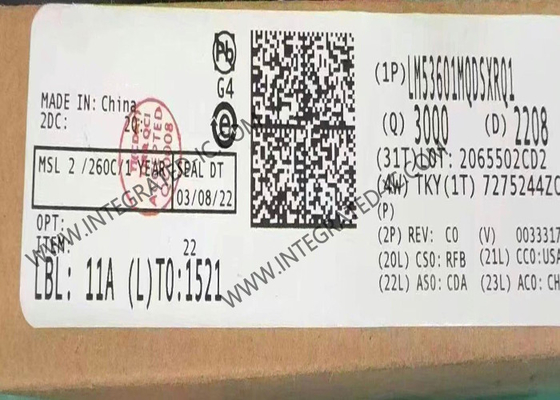 LM53601MQDSXRQ1 एकीकृत सर्किट चिप 36V सिंक्रोनस 2.1MHz ऑटोमोटिव स्टेप-डाउन डीसी/डीसी कनवर्टर