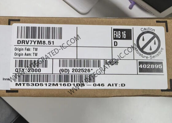 MT53D512M16D1DS-046 एआईटी:डी 8Gbit 2.133 गीगाहर्ट्ज़ मोबाइल LPDDR4 मेमोरी आईसी चिप - मोबाइल अनुप्रयोगों के लिए हाई स्पीड SDRAM