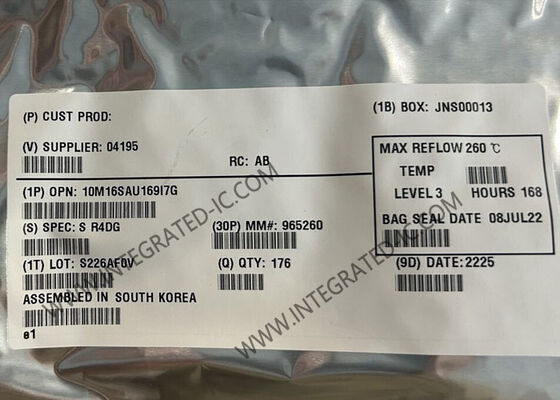 फ़ील्ड प्रोग्राम करने योग्य गेट सरणी 10M16SAU169I7G IC FPGA 169-LFBGA MAX 10 फ़ील्ड प्रोग्राम करने योग्य गेट सरणी