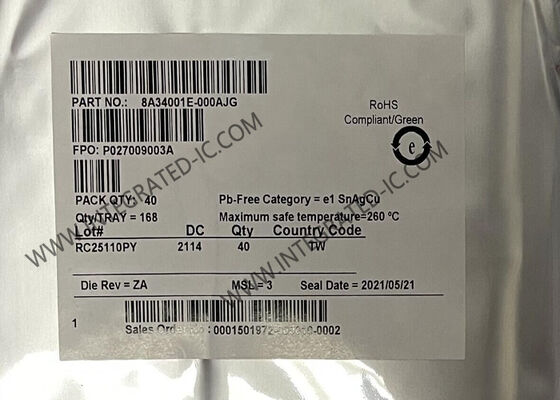 5G मॉड्यूल 8A34001E-000AJG 5G नेटवर्क उपकरण CABGA-144 सिस्टम सिंक्रनाइज़र आईसी