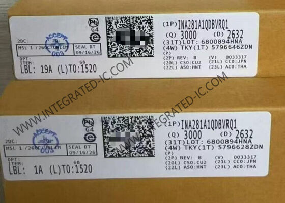 एकीकृत सर्किट चिप INA281A1QDBVRQ1 1.3MHz ऑटोमोटिव करंट सेंस एम्पलीफायर